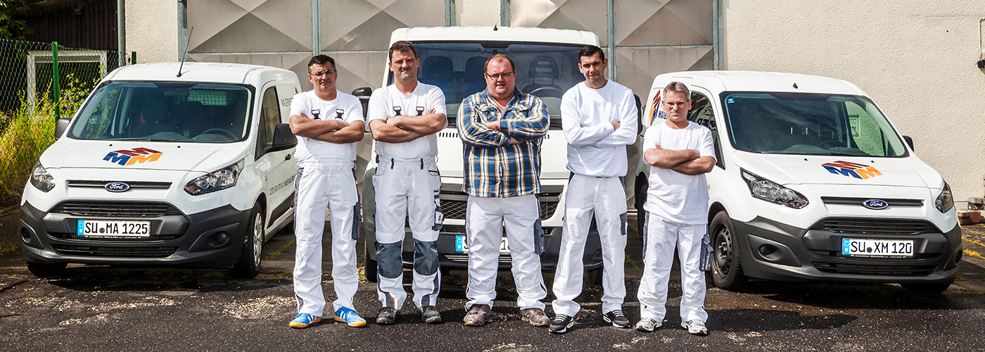 Das erfolgreiche Team von Malermeister Juri Maier, Wachtberg